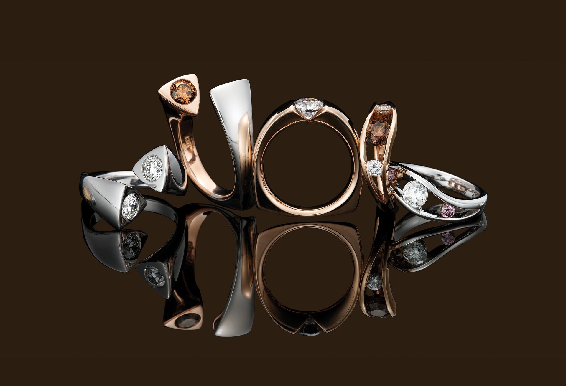 modern diamond dress ring designs Women's Engagement Rings