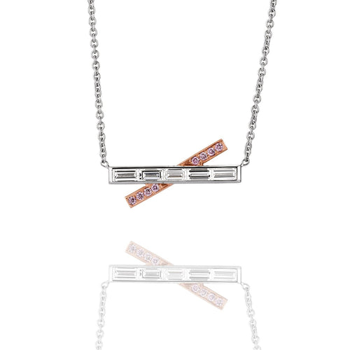 Argyle pink diamond pendant from our 'Lumiere' collection