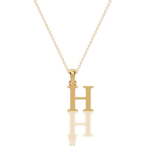 H - Alphabet Pendant