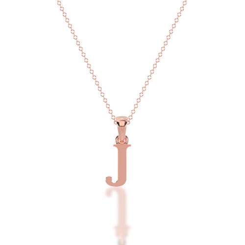 J - Alphabet Pendant