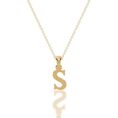S - Alphabet Pendant