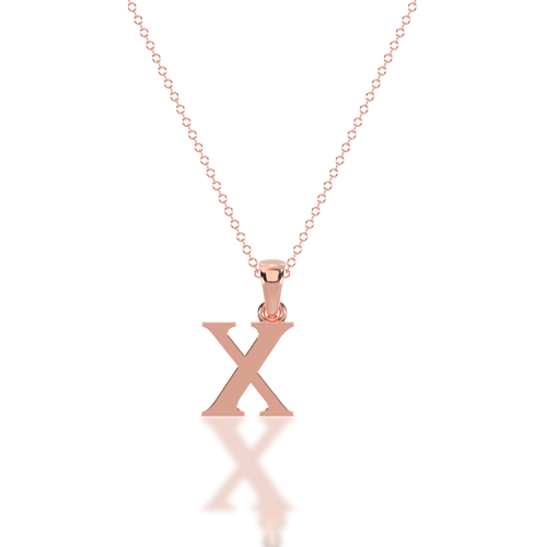 X - Alphabet Pendant