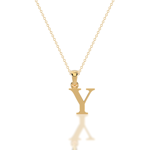 Y - Alphabet Pendant