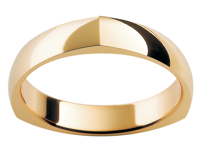 mens barrel shaped wedding bandMens 18ct yellow gold wedding ring