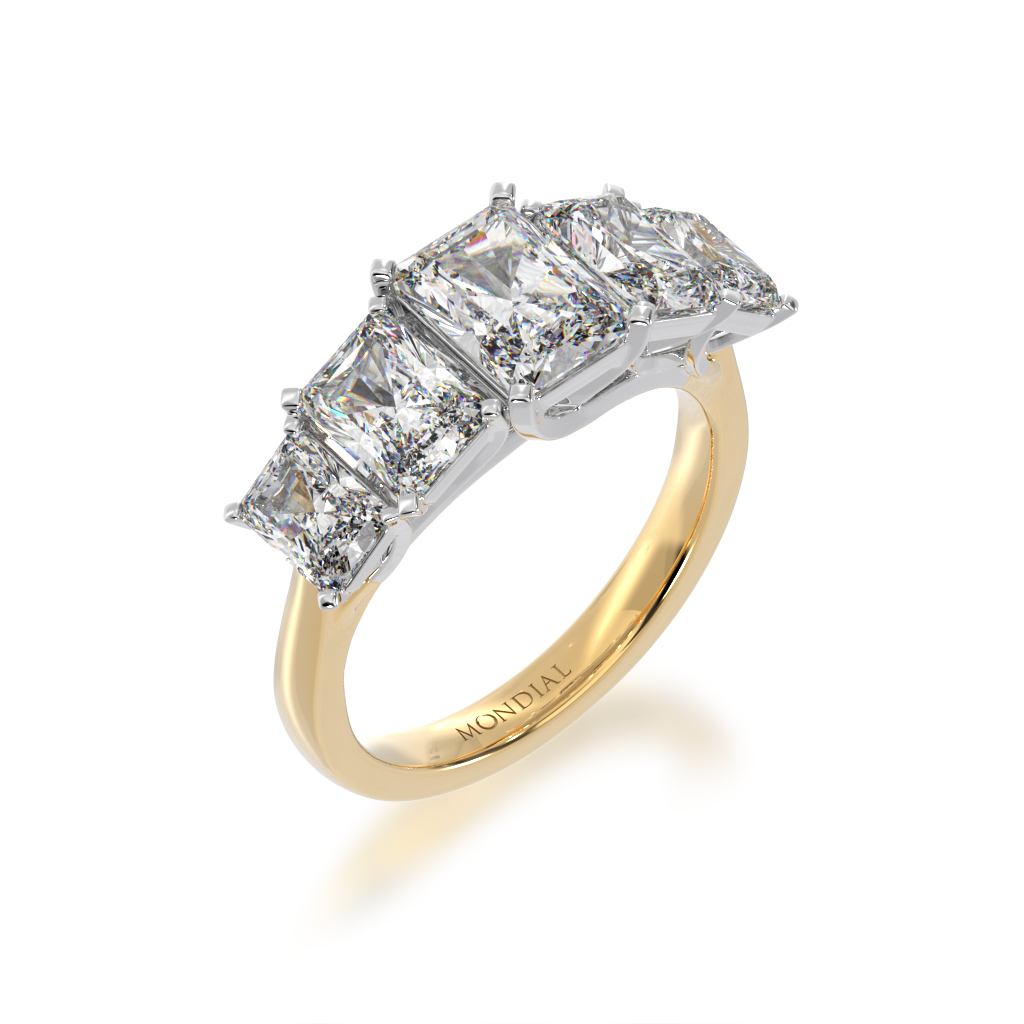 5 carat deals yellow diamond ring