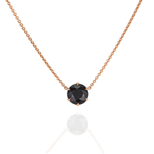 Black Australian Sapphire Pendant