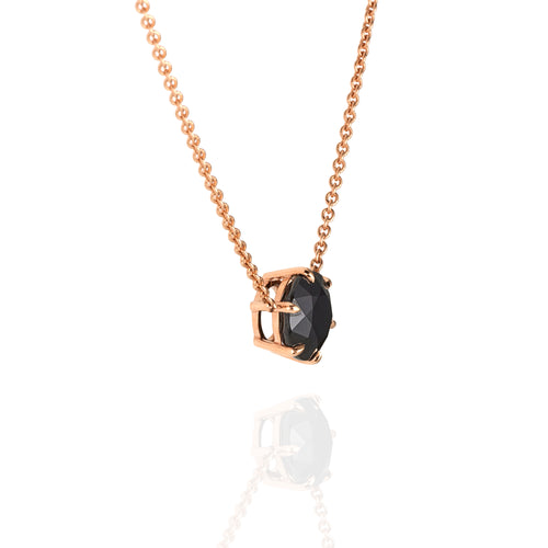 Black Australian Sapphire Pendant