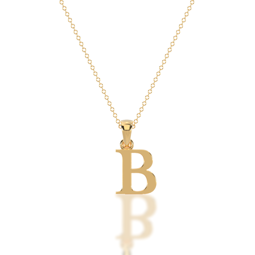 B - Alphabet Pendant