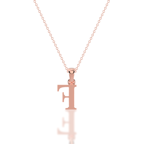 F - Alphabet Pendant