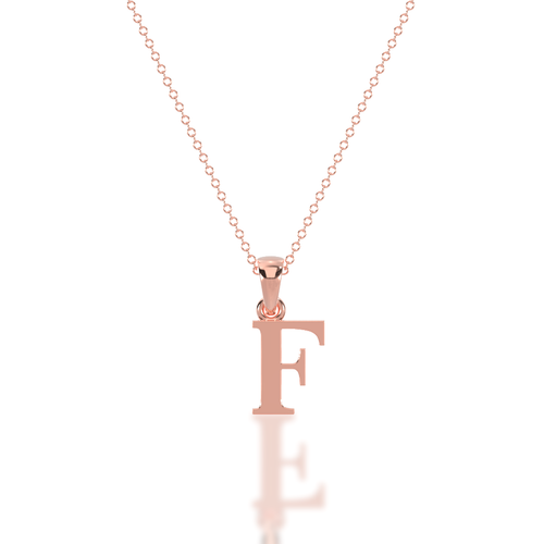 F - Alphabet Pendant