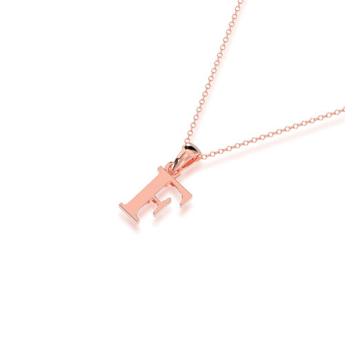 F - Alphabet Pendant
