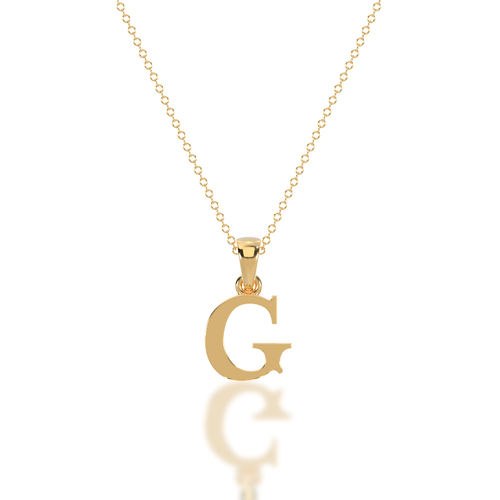 G - Alphabet Pendant
