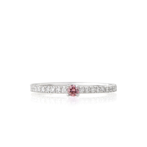 Argyle Pink and White diamond ring