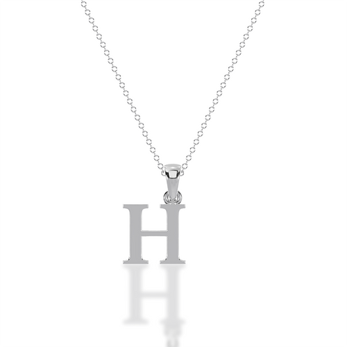 H - Alphabet Pendant