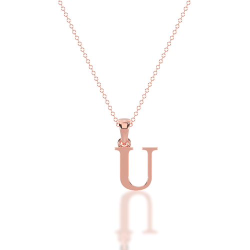 U - Alphabet Pendant