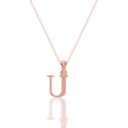 U - Alphabet Pendant