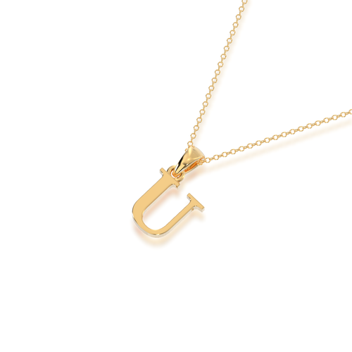 U - Alphabet Pendant