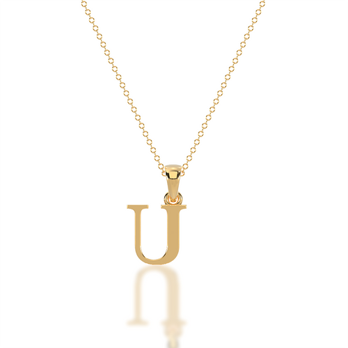 U - Alphabet Pendant