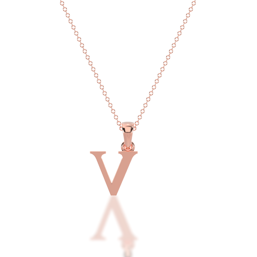V - Alphabet Pendant