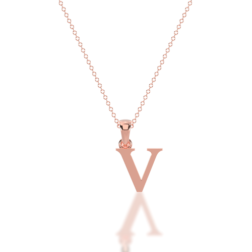 V - Alphabet Pendant
