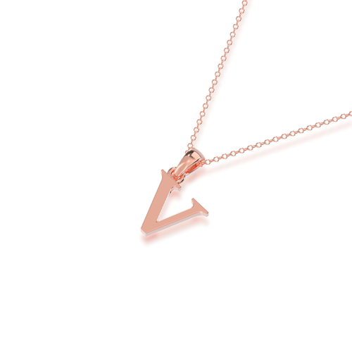 V - Alphabet Pendant