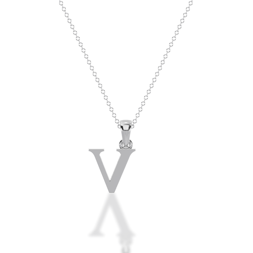 V - Alphabet Pendant