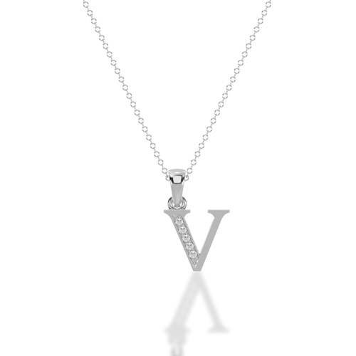 V - Alphabet Pendant