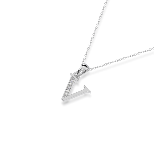V - Alphabet Pendant