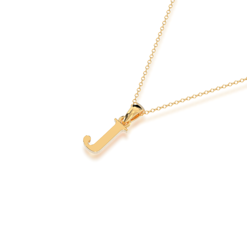 J - Alphabet Pendant