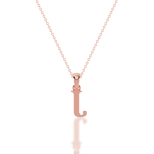 J - Alphabet Pendant