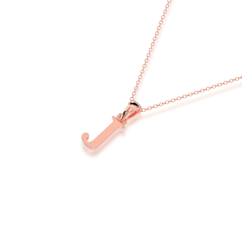 J - Alphabet Pendant