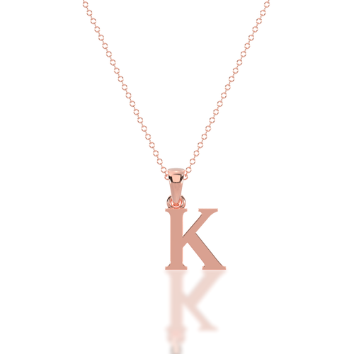 K - Alphabet Pendant