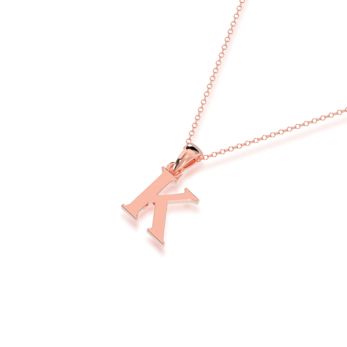K - Alphabet Pendant