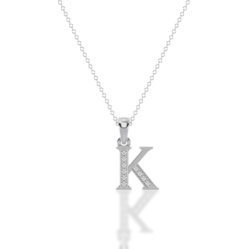 K - Alphabet Pendant