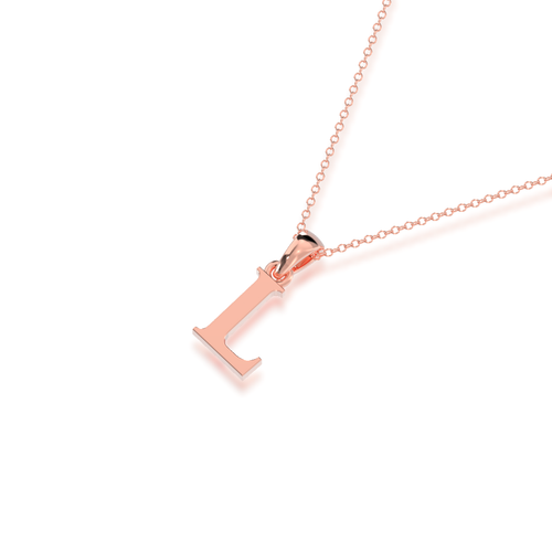 L - Alphabet Pendant