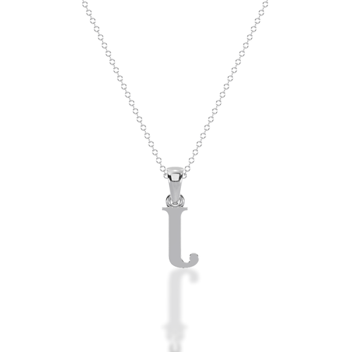 J - Alphabet Pendant