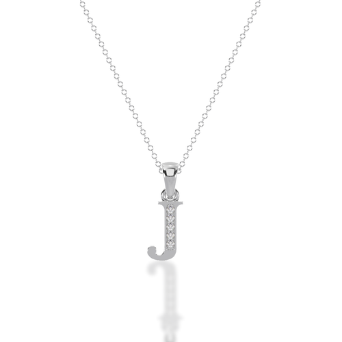 J - Alphabet Pendant