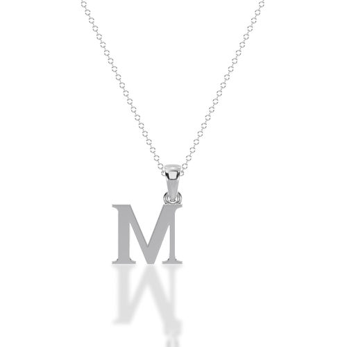 M - Alphabet Pendant