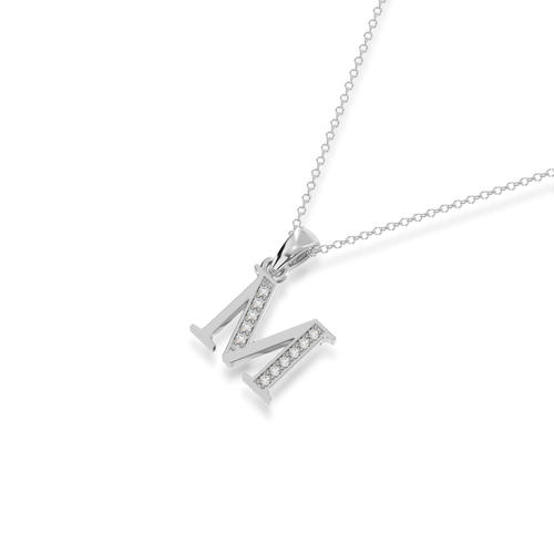 M - Alphabet Pendant