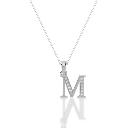 M - Alphabet Pendant