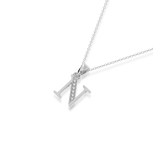 N - Alphabet Pendant