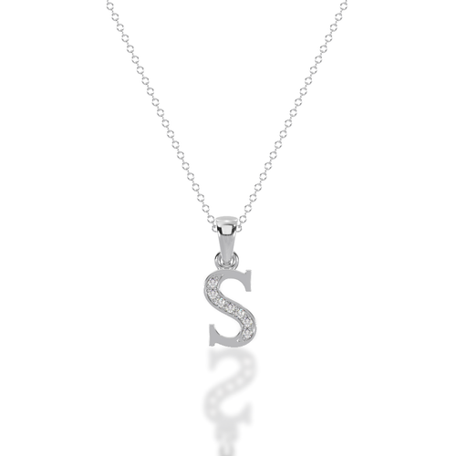 S - Alphabet Pendant