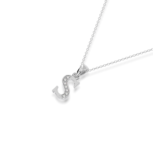 S - Alphabet Pendant