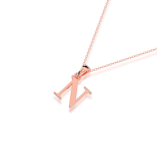 N - Alphabet Pendant