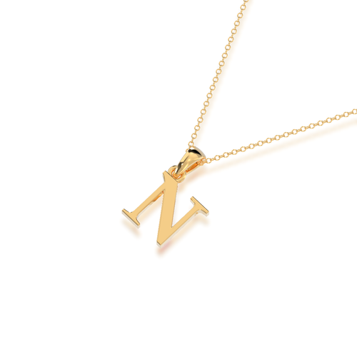 N - Alphabet Pendant