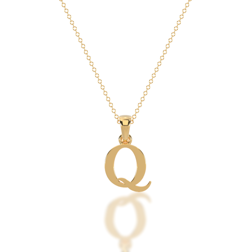 Q - Alphabet Pendant