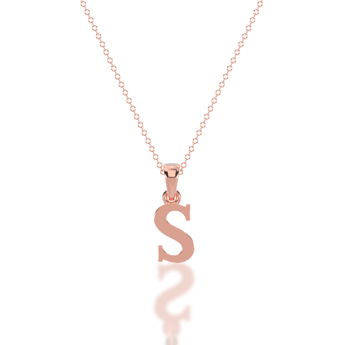 S - Alphabet Pendant