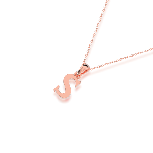 S - Alphabet Pendant