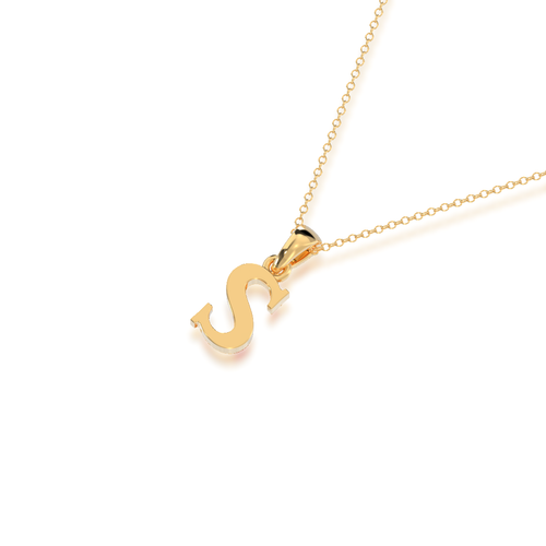 S - Alphabet Pendant