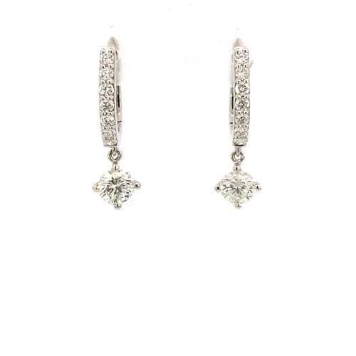 Diamond Drop Earrings